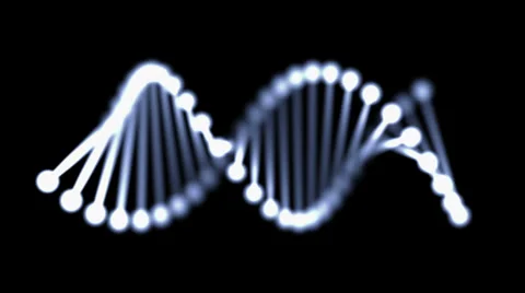 DNA on a black background / LOOP Stockbeeldmateriaal 29730973