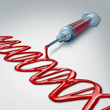 DNA Blood Stock Illustration