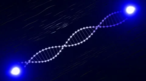 DNA Blu LIGHT Stock Footage 25913643