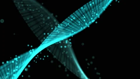 DNA Blue Stock Footage 134005619