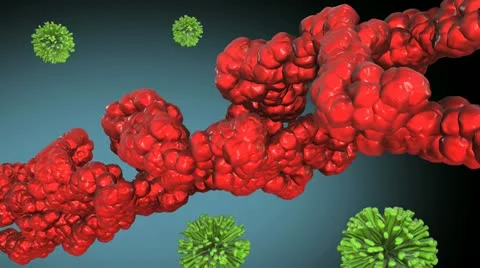 Dna cell attack Stock Footage 11984846