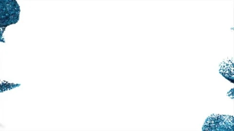 DNA of the cell frame of the white particles Stock Footage 98247153