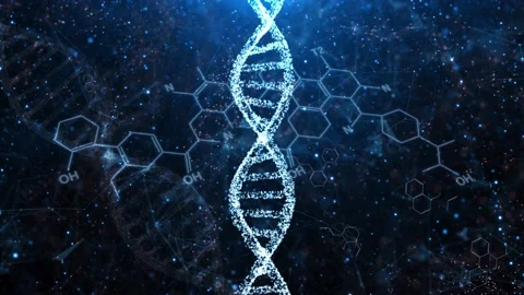 Dna cell structure and chemical bonds animation Vídeo Stock 226808767