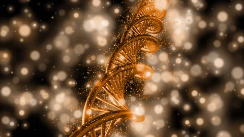 Dna chain atoms motion particle loop animation Vídeos de archivo 149302880