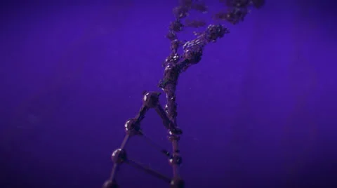 DNA chain destruction Video stock 32149309