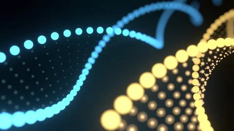 DNA chain. Genetics. Stock Photos