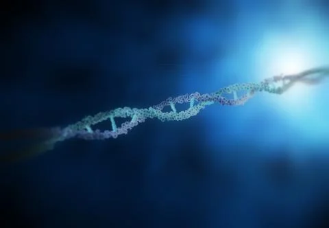 Dna chain Illustrazione stock