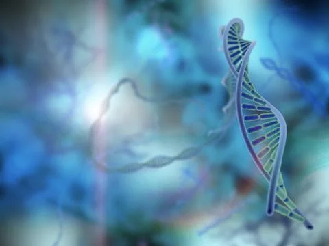 DNA chain Illustrazione stock