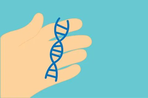 DNA chain 스톡 일러스트