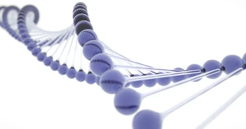 Dna chain made in CG Stock Footage 138079604