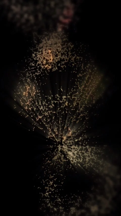 The DNA chain rotates in a helix. Stock Footage 307993745