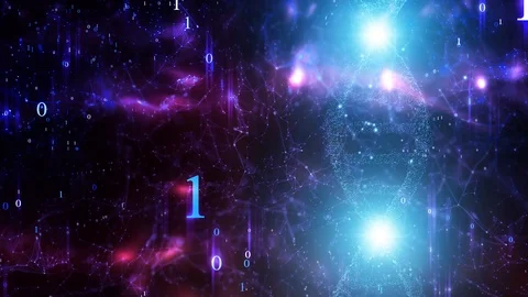 Dna chain on shining abstract background Stock Footage 124864473