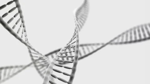 DNA chains on the light background Stock Illustration
