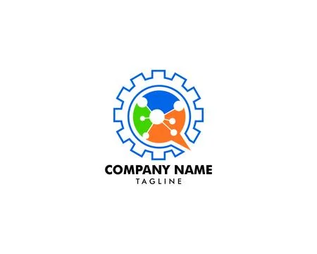 Dna Chat Icon Logo Design Element Stock Illustration