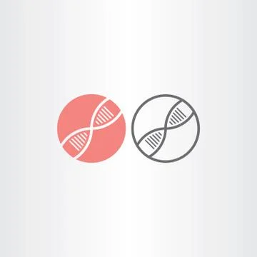Dna circle icons vector design Stock-Illustration