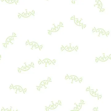 Dna code glyph icon vector isolated illustration Illustrazione stock