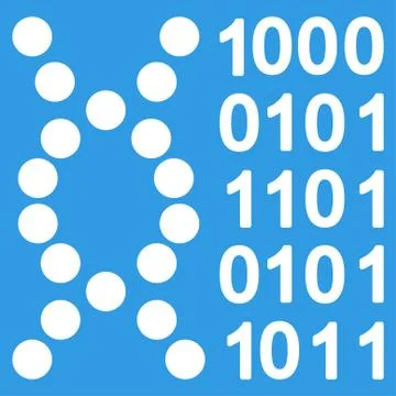 Dna Code Icon イラスト素材