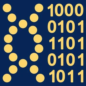 Dna Code Icon イラスト素材