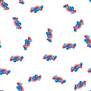 Dna code isometric icon vector isolated illustration Stock Illustration