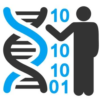 Dna Code Report Icon Illustrazione stock