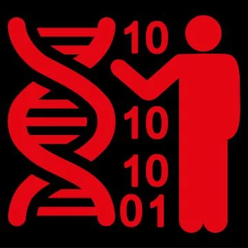 Dna Code Report Icon Illustrazione stock