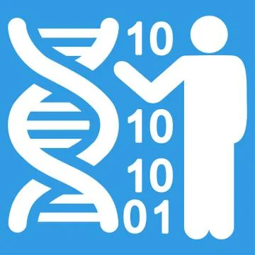 Dna Code Report Icon Illustrazione stock