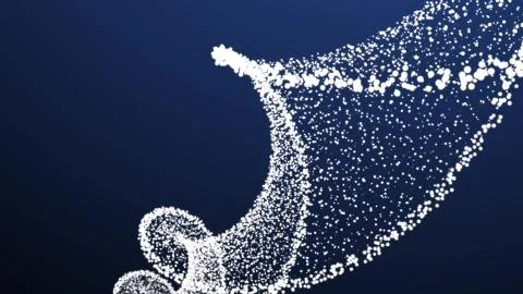 DNA code structure with glow. Science concept background. Nano technology. 3d Illustrazione stock