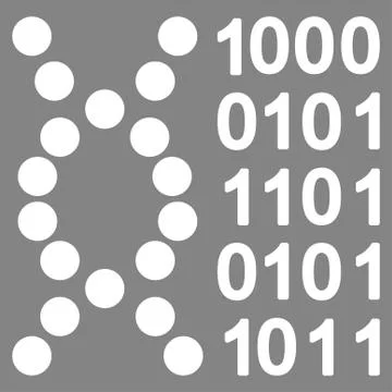 Dna Code Vector Icon イラスト素材
