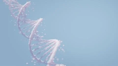 DNA complex spiral structure Illustrazione stock