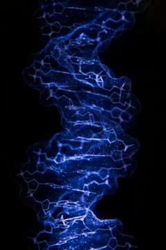 Dna crystal structure Stock Photos