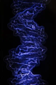 DNA crystal structure Foto stock