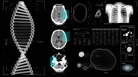 Dna Data Analysis  Video stock 221029565