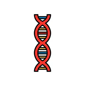 DNA data storage confidential information security Stock Illustration