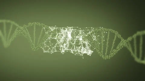 DNA destruction due to gene mutation or experiment Stock Footage 242955457