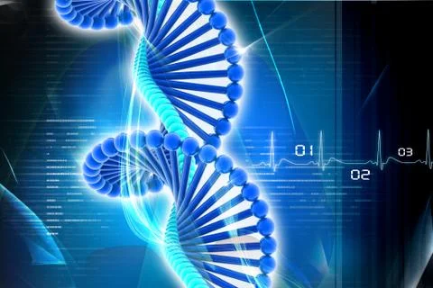 DNA in digital design Stock-Illustration