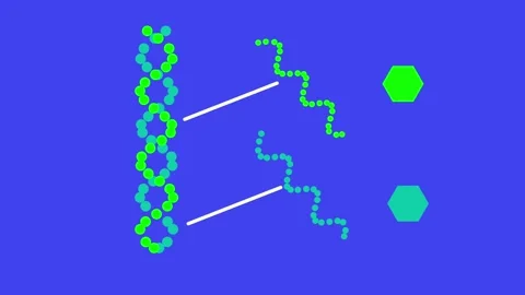 DNA Digital Matrix Stock Footage 335624273
