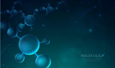 DNA digital, sequence, code structure with glow. Science concept and nano tec Illustration