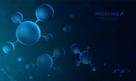 DNA digital, sequence, code structure with glow. Science concept and nano tec Illustrazione stock