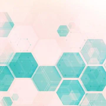 DNA digital, sequence, code structure with glow. Science concept and nano tec イラスト素材