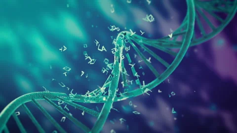 Dna disorder, genetic mutation Stock Footage