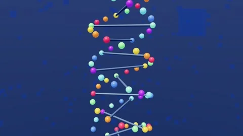 DNA Double Helix 4K Stock Footage 338383365