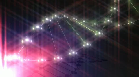 Dna double helix animation Stock Footage 28741362