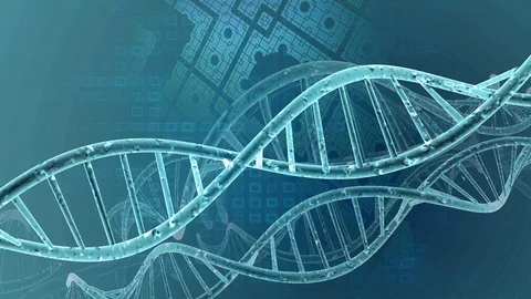 DNA double helix background Stock Footage 90161355