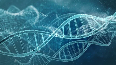DNA double helix background Stock Footage 90161407