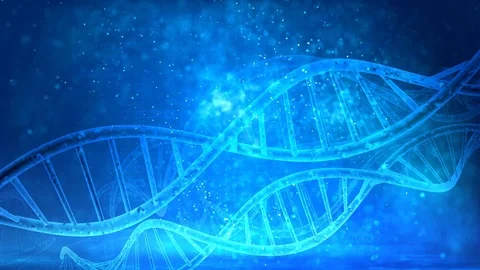 DNA double helix background Video stock 93040108
