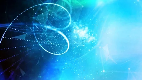 DNA double helix background Stock Footage 94001726