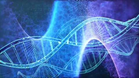 DNA double helix background Stock Footage 94630003