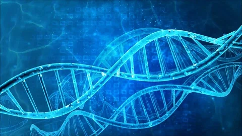 DNA double helix background Stock Footage 94630315