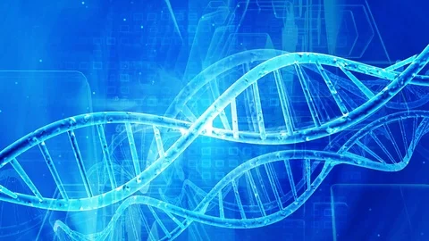 DNA double helix background Stock Footage 95148473