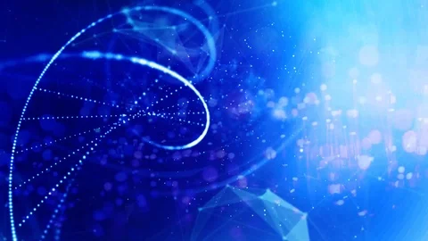 DNA double helix background Stock Footage 95497323